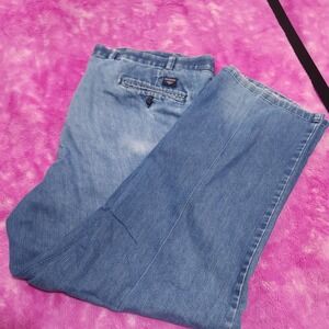 Dockers Men's Jeans‎ 46x30 Individual Fit Pleated Denim Classic Fit Blue Pants